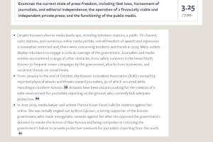 Freedom House: Qeveria e angazhuar në fushata kundër gazetarëve, me përpjekje për politizim të KPM-së